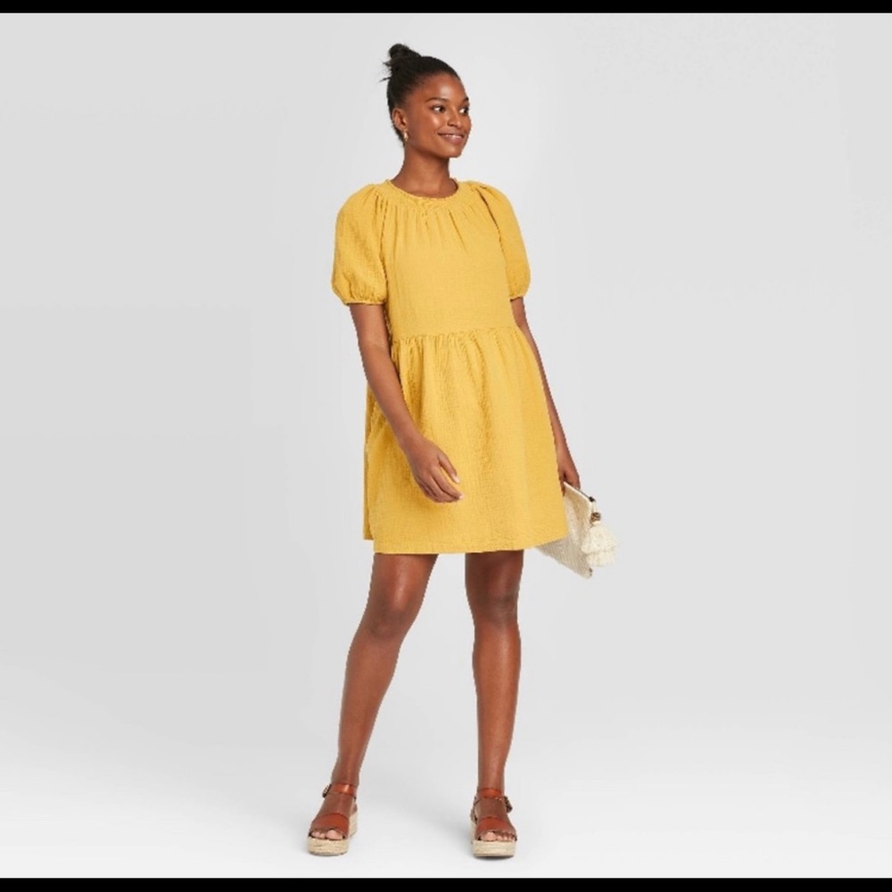 NWT Target Universal Thread yellow dress